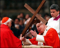 Juan Pablo II y Benedicto XVI